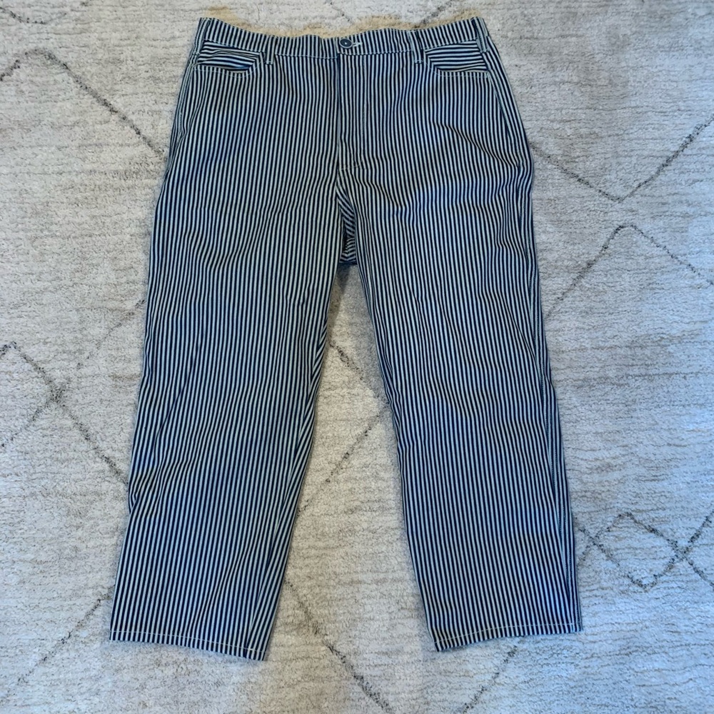 Gravel & Gold Striped Pants
